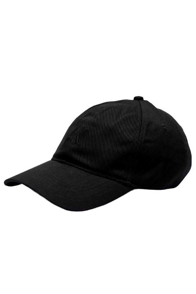 CALVIN KLEIN 6 PANEL SMALL MONOGRAM CAP ΚΑΠΕΛΟ ΑΝΔΡΙΚΟ BLACK/BLACK