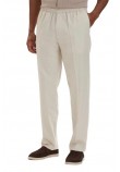 CALVIN KLEIN STRAIGHT LINEN PULL ON PANT ΠΑΝΤΕΛΟΝΙ ΑΝΔΡΙΚΟ SAND