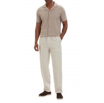 CALVIN KLEIN STRAIGHT LINEN PULL ON PANT ΠΑΝΤΕΛΟΝΙ ΑΝΔΡΙΚΟ SAND