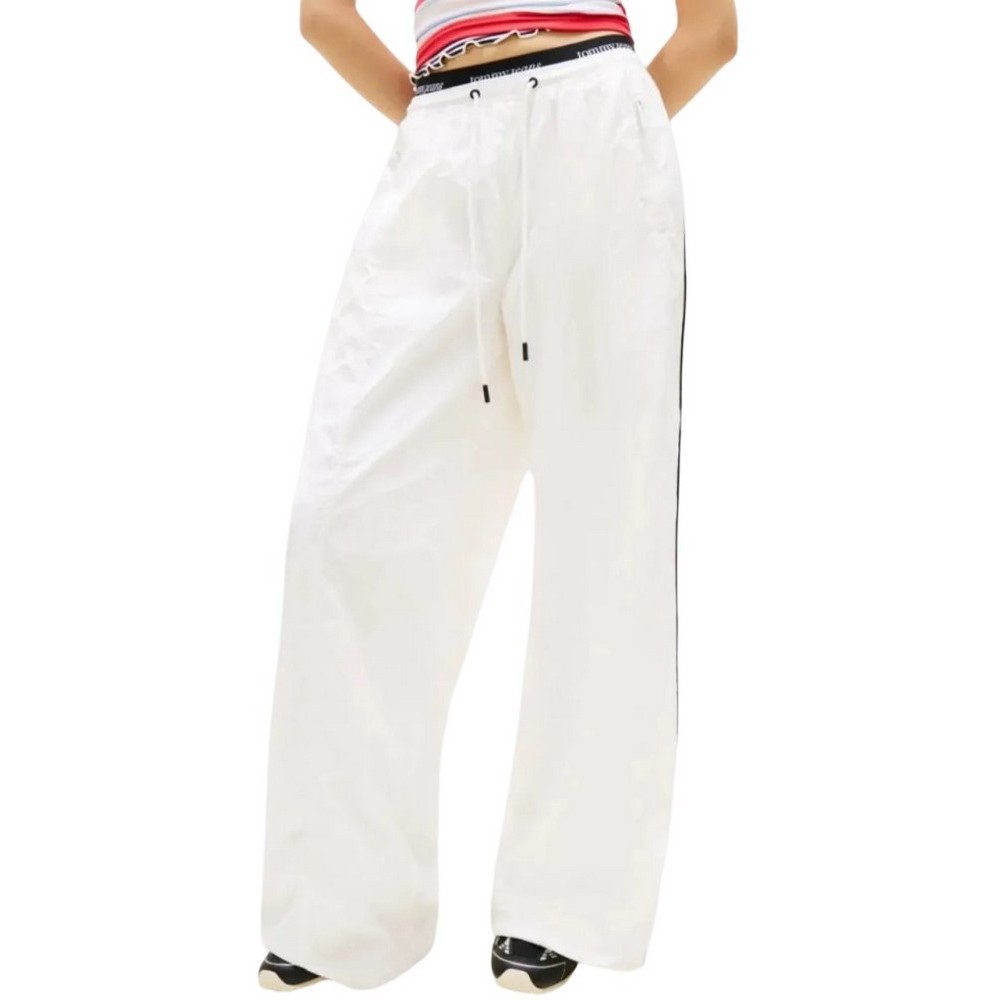 TOMMY JEANS WAISTBAND TRACK PANTS EXT ΦΟΡΜΑ ΓΥΝΑΙΚΕΙΑ ECRU