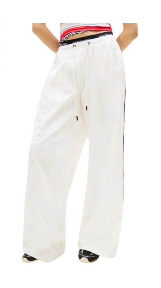 TOMMY JEANS WAISTBAND TRACK PANTS EXT ΦΟΡΜΑ ΓΥΝΑΙΚΕΙΑ ECRU