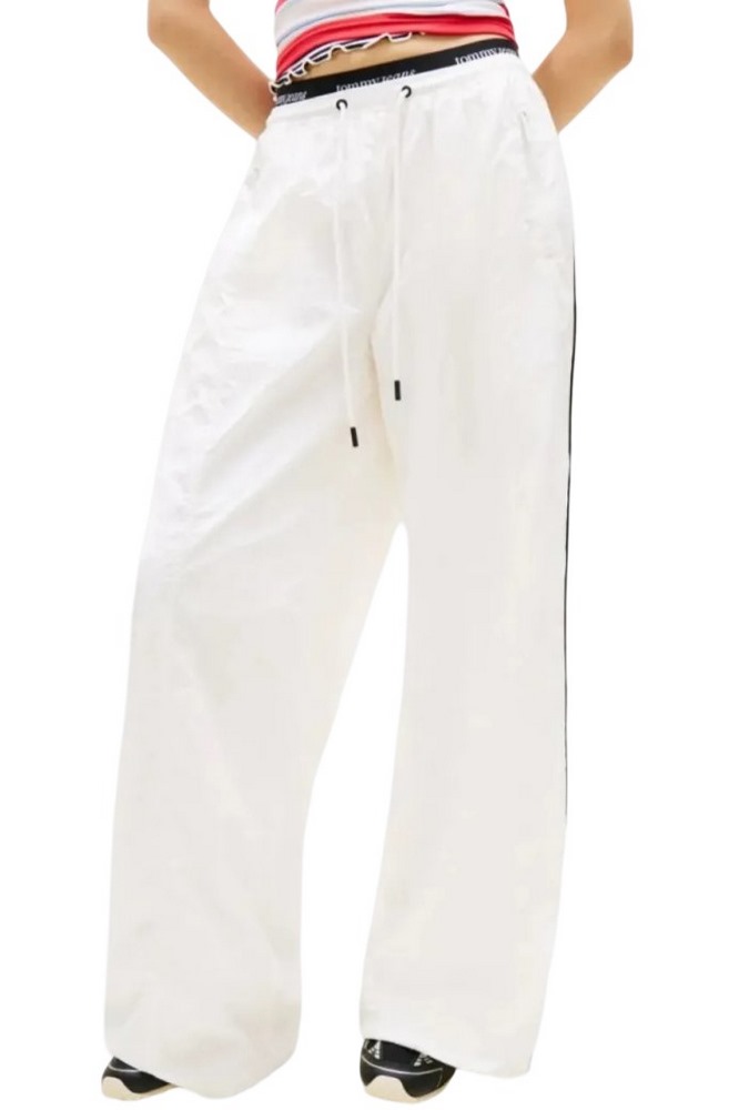 TOMMY JEANS WAISTBAND TRACK PANTS EXT ΦΟΡΜΑ ΓΥΝΑΙΚΕΙΑ ECRU