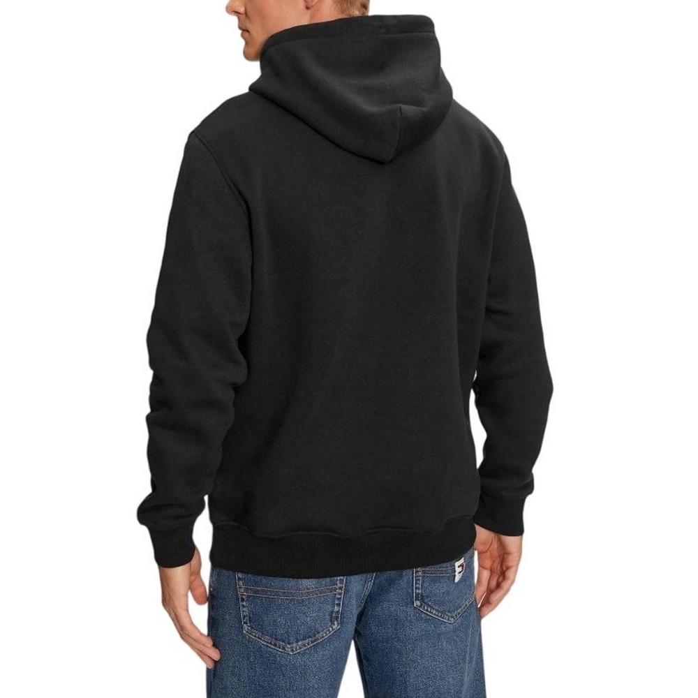 TOMMY JEANS REG LINEAR LOGO HOODIE EXT ΦΟΥΤΕΡ ΑΝΔΡΙΚΟ BLACK