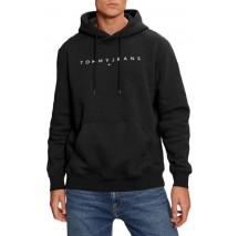 TOMMY JEANS REG LINEAR LOGO HOODIE EXT ΦΟΥΤΕΡ ΑΝΔΡΙΚΟ BLACK