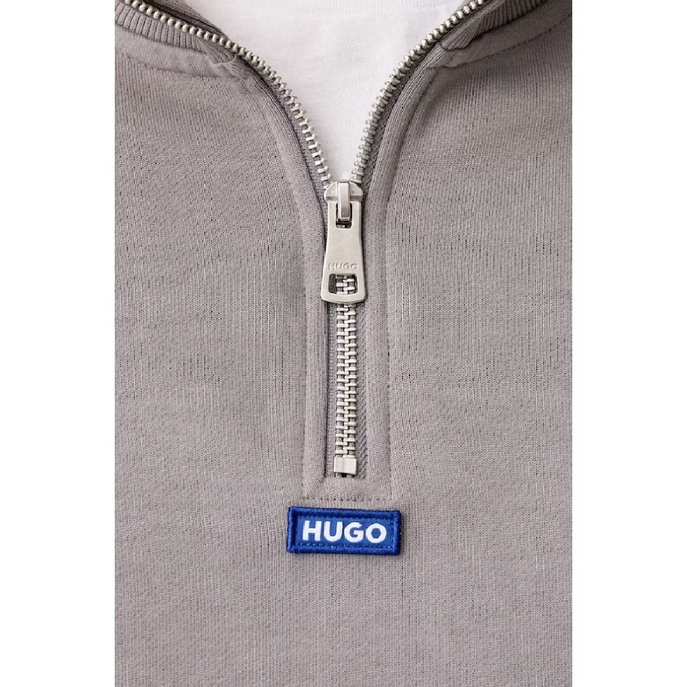HUGO BOSS NEELER JERSEY SWEATSHIRT ΜΠΛΟΥΖΑ ΦΟΥΤΕΡ ΑΝΔΡΙΚΗ GREY
