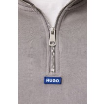HUGO BOSS NEELER JERSEY SWEATSHIRT ΜΠΛΟΥΖΑ ΦΟΥΤΕΡ ΑΝΔΡΙΚΗ GREY