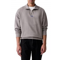 HUGO BOSS NEELER JERSEY SWEATSHIRT ΜΠΛΟΥΖΑ ΦΟΥΤΕΡ ΑΝΔΡΙΚΗ GREY