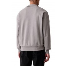 HUGO BOSS NEELER JERSEY SWEATSHIRT ΜΠΛΟΥΖΑ ΦΟΥΤΕΡ ΑΝΔΡΙΚΗ GREY