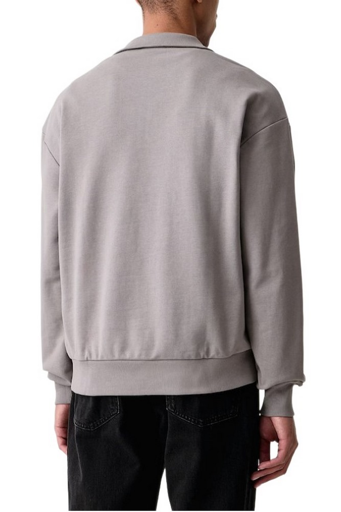 HUGO BOSS NEELER JERSEY SWEATSHIRT ΜΠΛΟΥΖΑ ΦΟΥΤΕΡ ΑΝΔΡΙΚΗ GREY