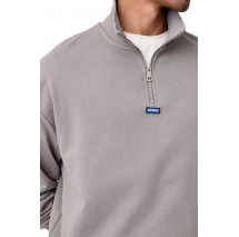 HUGO BOSS NEELER JERSEY SWEATSHIRT ΜΠΛΟΥΖΑ ΦΟΥΤΕΡ ΑΝΔΡΙΚΗ GREY