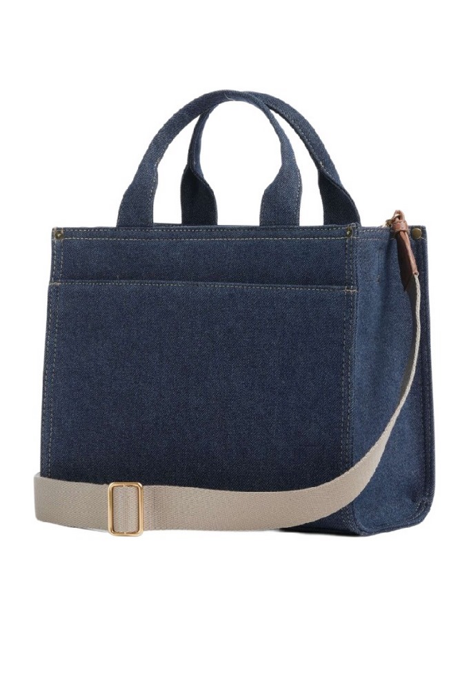 DKNY HANDLEE MD TOTE HANDBAG R62AYR57 ΤΣΑΝΤΑ ΓΥΝΑΙΚΕΙΑ DENIM DARK