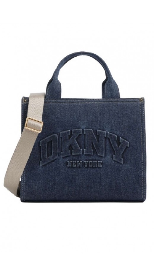 DKNY HANDLEE MD TOTE HANDBAG R62AYR57 ΤΣΑΝΤΑ ΓΥΝΑΙΚΕΙΑ DENIM DARK