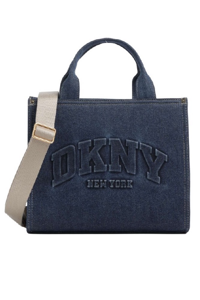 DKNY HANDLEE MD TOTE HANDBAG R62AYR57 ΤΣΑΝΤΑ ΓΥΝΑΙΚΕΙΑ DENIM DARK