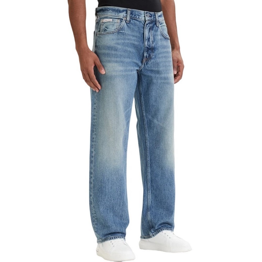 CALVIN KLEIN JEANS 90S STRAIGHT ANDREW JEAN ΤΖΙΝ ΠΑΝΤΕΛΟΝΙ ΑΝΔΡΙΚΟ BLUΕ DENIM