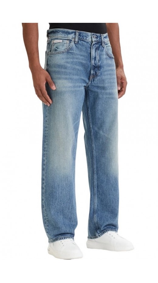 CALVIN KLEIN JEANS 90S STRAIGHT ANDREW JEAN ΤΖΙΝ ΠΑΝΤΕΛΟΝΙ ΑΝΔΡΙΚΟ BLUΕ DENIM