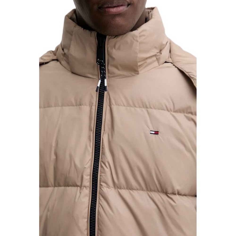TOMMY JEANS ESSENTIAL DOWN JACKET ΜΠΟΥΦΑΝ ΑΝΔΡΙΚΟ TAUPE