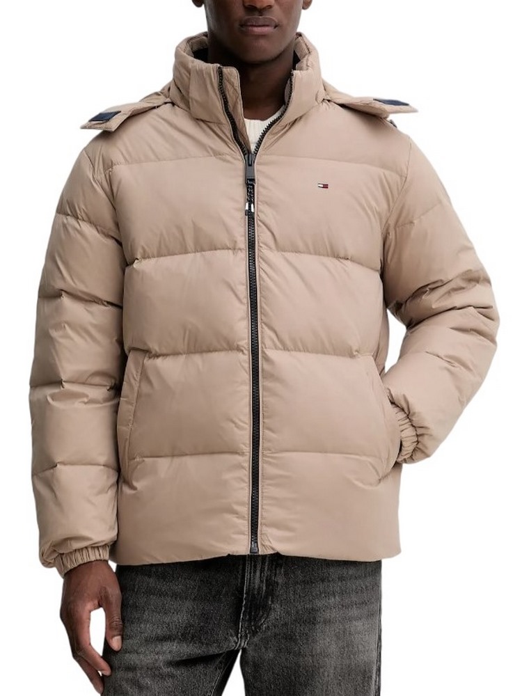 TOMMY JEANS ESSENTIAL DOWN JACKET ΜΠΟΥΦΑΝ ΑΝΔΡΙΚΟ TAUPE