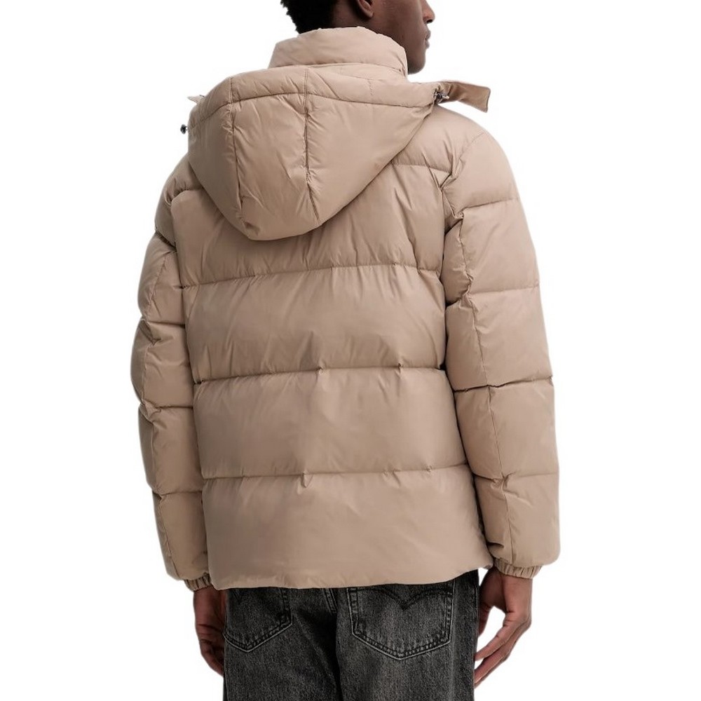 TOMMY JEANS ESSENTIAL DOWN JACKET ΜΠΟΥΦΑΝ ΑΝΔΡΙΚΟ TAUPE
