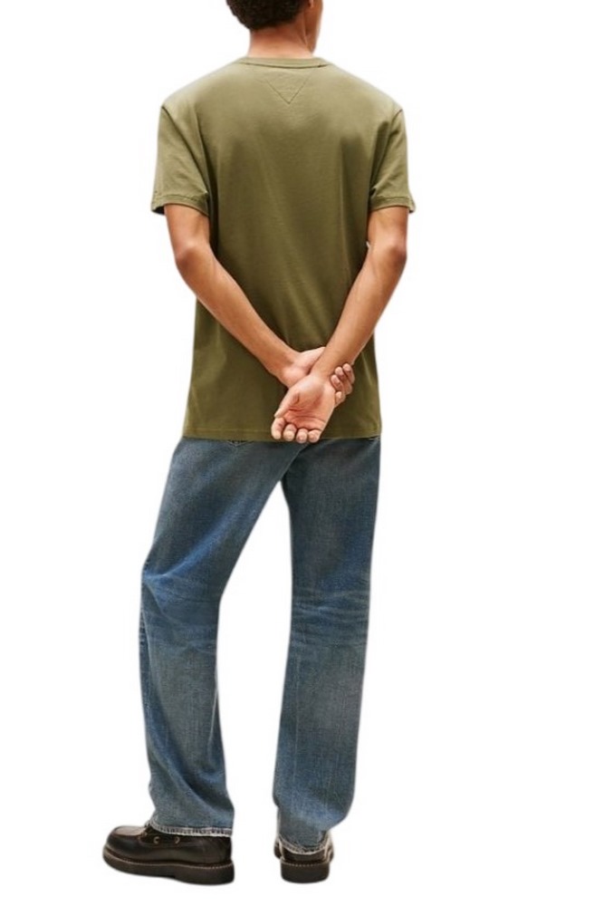 TOMMY JEANS REG BILLS FONT TEE EXT T-SHIRT ΜΠΛΟΥΖΑ ΑΝΔΡΙΚΗ GREEN