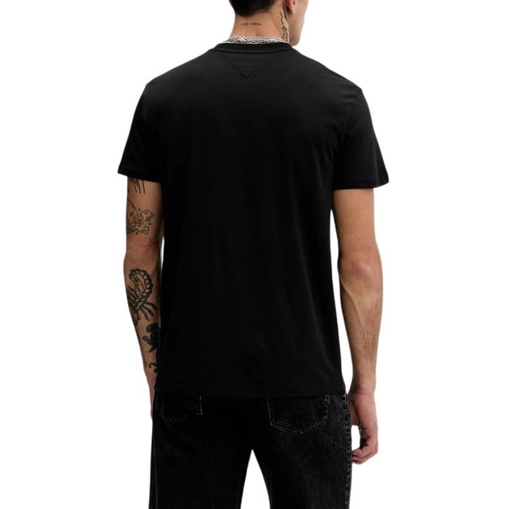 TOMMY JEANS REG BILLS FONT TEE EXT T-SHIRT ΜΠΛΟΥΖΑ ΑΝΔΡΙΚΗ BLACK
