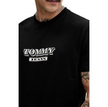 TOMMY JEANS REG BILLS FONT TEE EXT T-SHIRT ΜΠΛΟΥΖΑ ΑΝΔΡΙΚΗ BLACK