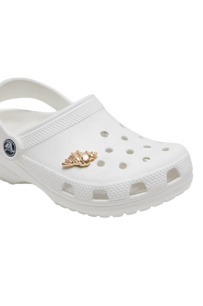 CROCS GOLD SEA SHELL JIBBITZ CHARMS ΑΞΕΣΟΥΑΡ ΓΥΝΑΙΚΕΙΟ GOLD