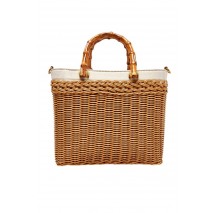 LIU JO SUMMER TOTE BAG AA6216A0004 ΤΣΑΝΤΑ ΓΥΝΑΙΚΕΙΑ NATURAL