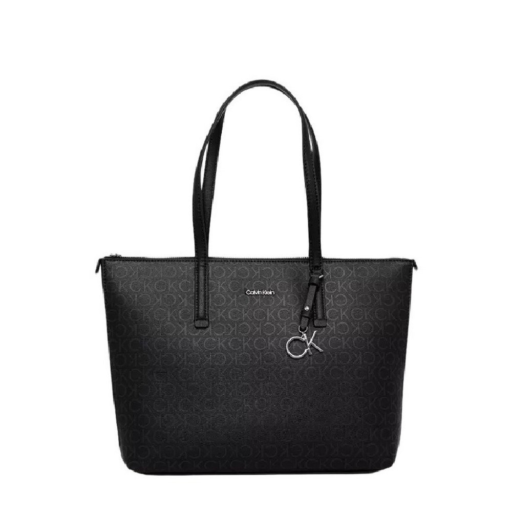 CALVIN KLEIN JEANS CK MUST SHOPPER MD EPI MONO ΤΣΑΝΤΑ ΓΥΝΑΙΚΕΙΑ BLACK