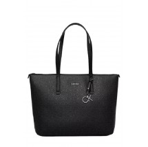CALVIN KLEIN JEANS CK MUST SHOPPER MD EPI MONO ΤΣΑΝΤΑ ΓΥΝΑΙΚΕΙΑ BLACK