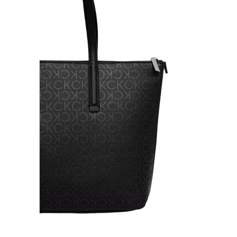 CALVIN KLEIN JEANS CK MUST SHOPPER MD EPI MONO ΤΣΑΝΤΑ ΓΥΝΑΙΚΕΙΑ BLACK