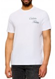 CALVIN KLEIN JEANS 30s EU CALVIN KLEIN RESRT GRA T-SHIRT ΜΠΛΟΥΖΑ ΑΝΔΡΙΚΗ BRIGHT WHITE