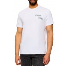 CALVIN KLEIN JEANS 30s EU CALVIN KLEIN RESRT GRA T-SHIRT ΜΠΛΟΥΖΑ ΑΝΔΡΙΚΗ BRIGHT WHITE