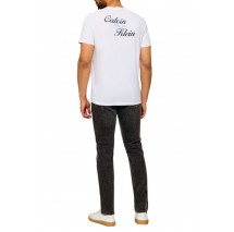 CALVIN KLEIN JEANS 30s EU CALVIN KLEIN RESRT GRA T-SHIRT ΜΠΛΟΥΖΑ ΑΝΔΡΙΚΗ BRIGHT WHITE