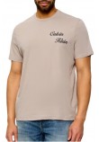 CALVIN KLEIN JEANS 30s EU CALVIN KLEIN RESRT GRA T-SHIRT ΜΠΛΟΥΖΑ ΑΝΔΡΙΚΗ BEIGE