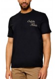 CALVIN KLEIN JEANS 30s EU CALVIN KLEIN RESRT GRA T-SHIRT ΜΠΛΟΥΖΑ ΑΝΔΡΙΚΗ BLACK