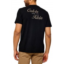 CALVIN KLEIN JEANS 30s EU CALVIN KLEIN RESRT GRA T-SHIRT ΜΠΛΟΥΖΑ ΑΝΔΡΙΚΗ BLACK