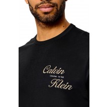CALVIN KLEIN JEANS 30s EU CALVIN KLEIN RESRT GRA T-SHIRT ΜΠΛΟΥΖΑ ΑΝΔΡΙΚΗ BLACK