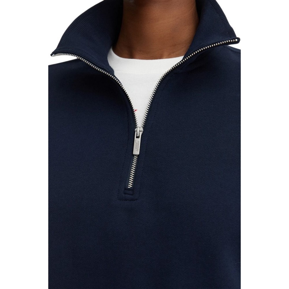 TOMMY JEANS BXY 1/4 ZIP TAPE ΦΟΥΤΕΡ ΜΠΛΟΥΖΑ ΓΥΝΑΙΚΕΙΑ NAVY