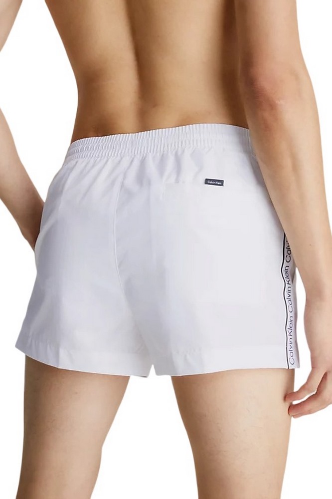 CALVIN KLEIN JEANS SHORT DRAWSRTRING ΜΑΓΙΟ ΑΝΔΡΙΚΟ WHITE