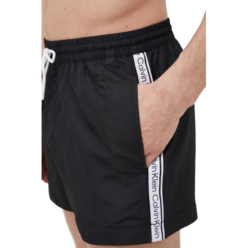 CALVIN KLEIN JEANS SHORT DRAWSRTRING ΜΑΓΙΟ ΑΝΔΡΙΚΟ BLACK