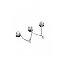 CROCS SILVER TRIPLE SMT GEM CHAIN JIBBITZ CHARMS ΑΞΕΣΟΥΑΡ ΓΥΝΑΙΚΕΙΟ SILVER