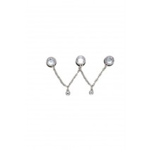 CROCS SILVER TRIPLE SMT GEM CHAIN JIBBITZ CHARMS ΑΞΕΣΟΥΑΡ ΓΥΝΑΙΚΕΙΟ SILVER