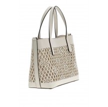 GUESS LETTY 2 IN 1 MINI TOTE ΤΣΑΝΤΑ ΓΥΝΑΙΚΕΙΑ OFF WHITE