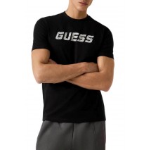 GUESS MASKA CN T-SHIRT ΜΠΛΟΥΖΑ ΑΝΔΡΙΚΗ BLACK
