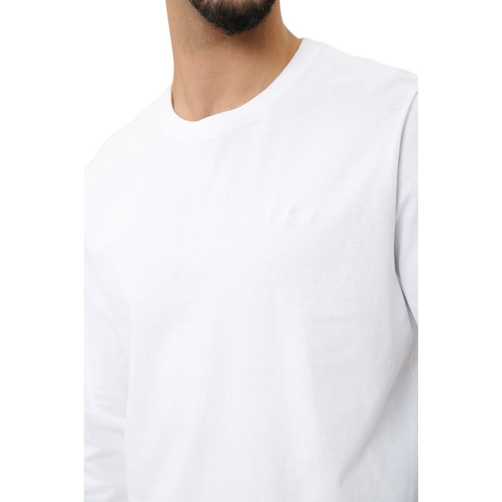 PEPE JEANS CONNOR LONG ΜΠΛΟΥΖΑ ΑΝΔΡΙΚΗ WHITE