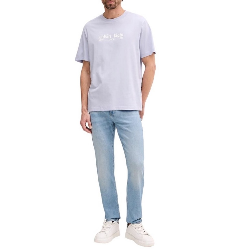 CALVIN KLEIN JEANS SLIM TAPER ASHLAND JEAN ΠΑΝΤΕΛΟΝΙ ΑΝΔΡΙΚΟ LIGHT DENIM