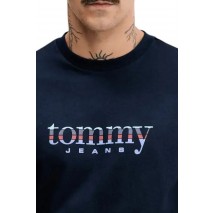TOMMY JEANS SLIM ENTRY DNA T-SHIRT ΜΠΛΟΥΖΑ ΑΝΔΡΙΚΗ NAVY