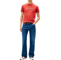 TOMMY JEANS SLIM ENTRY DNA T-SHIRT ΜΠΛΟΥΖΑ ΑΝΔΡΙΚΗ RED