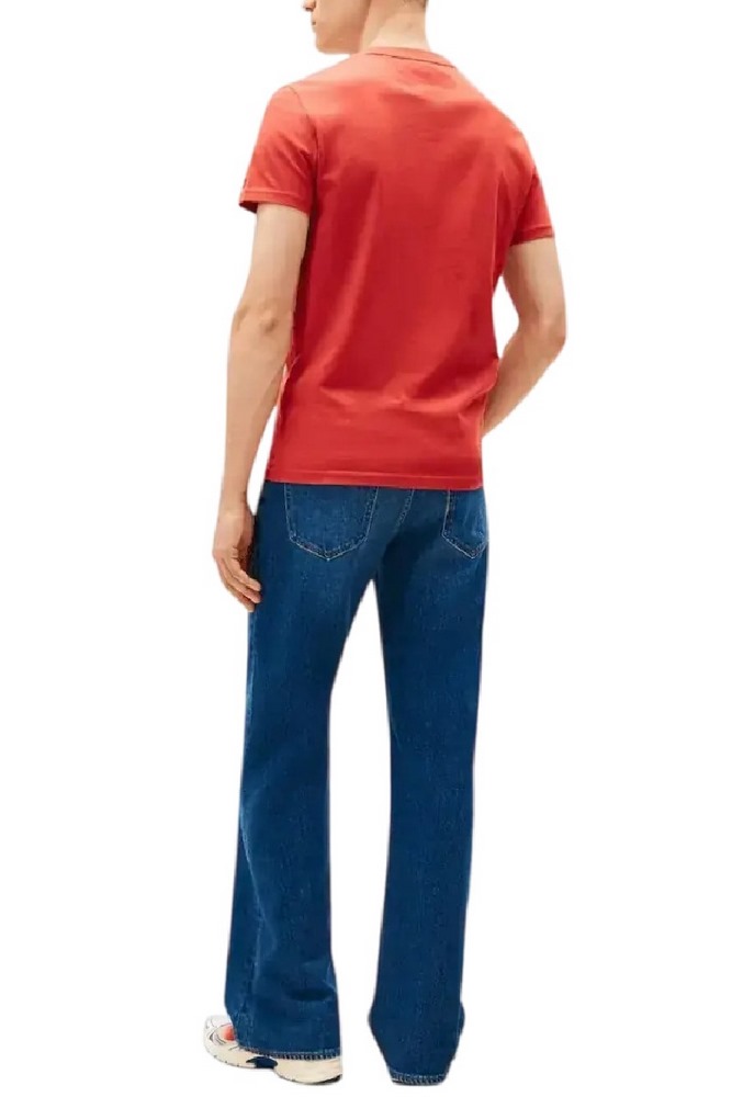 TOMMY JEANS SLIM ENTRY DNA T-SHIRT ΜΠΛΟΥΖΑ ΑΝΔΡΙΚΗ RED