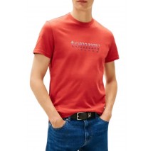 TOMMY JEANS SLIM ENTRY DNA T-SHIRT ΜΠΛΟΥΖΑ ΑΝΔΡΙΚΗ RED